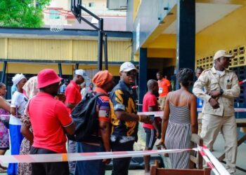 Polls close in Liberia