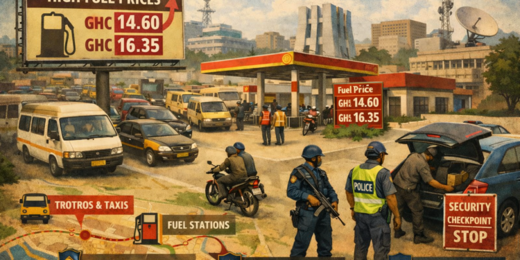 Transport Systems, Fuel Prices and Urban Security in Accra- Ghana.