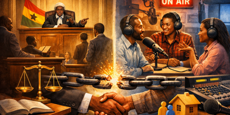 From Courtrooms to Radio Courts: Public Trust, Media Justice, and Alternative Dispute Resolution in Ghana.