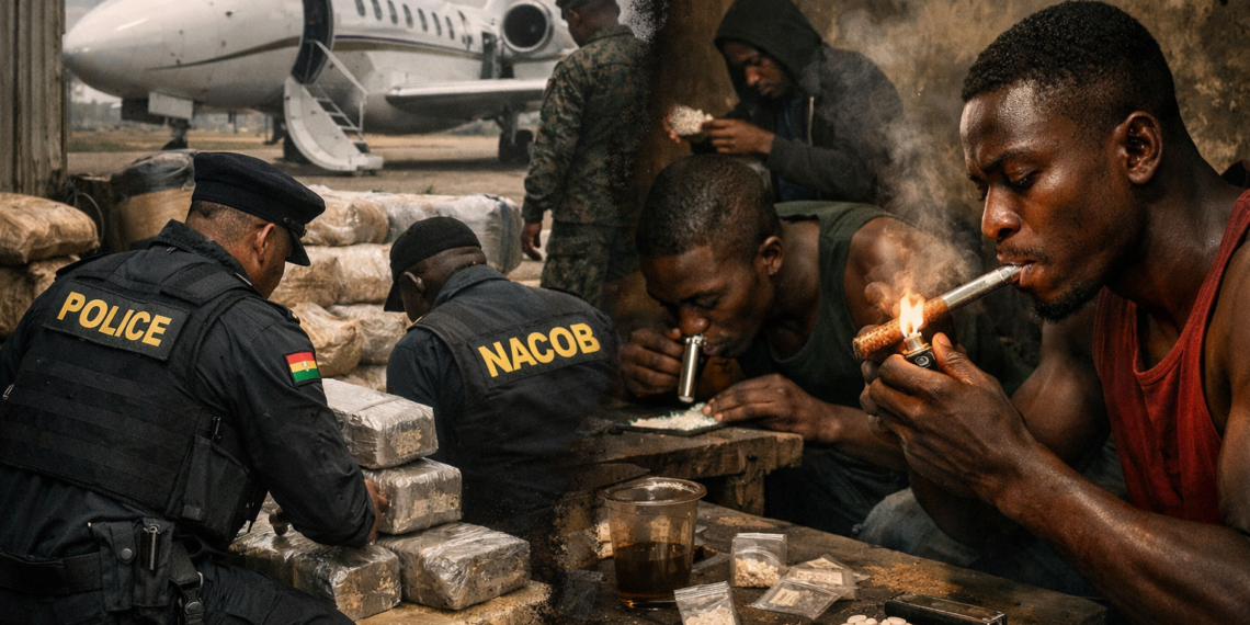 L'évolution du trafic de drogue au Ghana : d'un corridor de transit à la consommation nationale